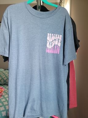 Breckenridge Heather Blue Tee